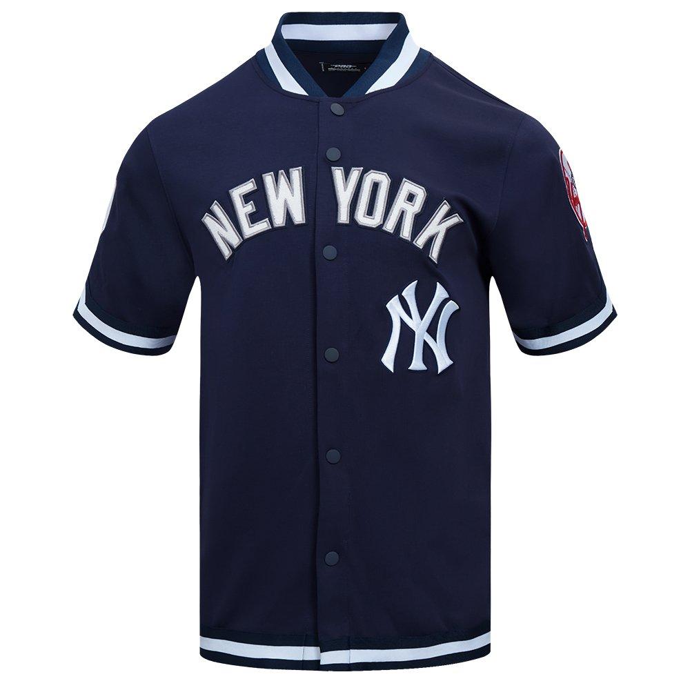 Pro Standard Men's MLB New York Yankees Classic Warm Up Jacket - Navy - NAVY Thumbnail View 1
