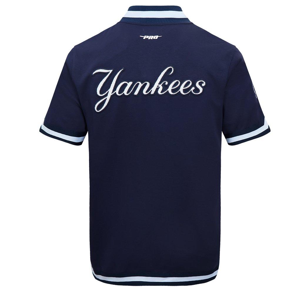 Pro Standard Men's MLB New York Yankees Classic Warm Up Jacket - Navy - NAVY Thumbnail View 2