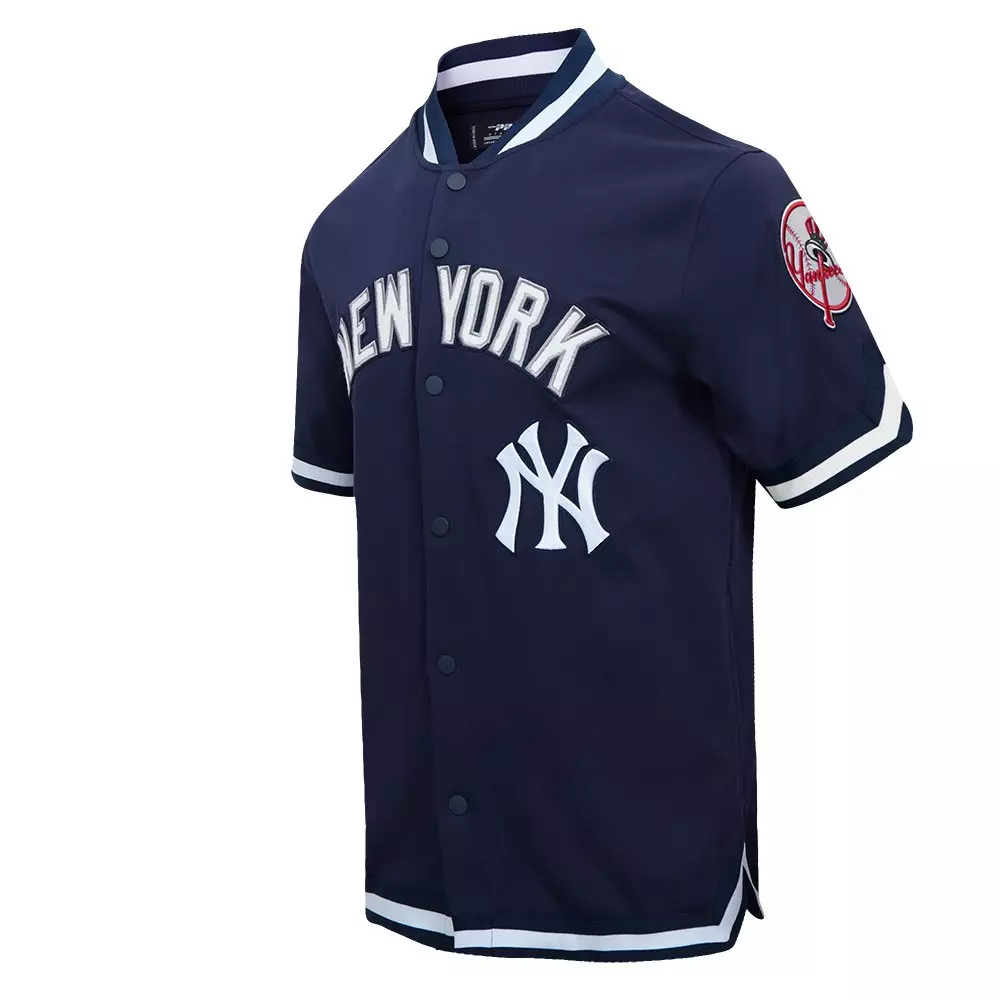 Pro Standard Men's MLB New York Yankees Classic Warm Up Jacket - Navy - NAVY