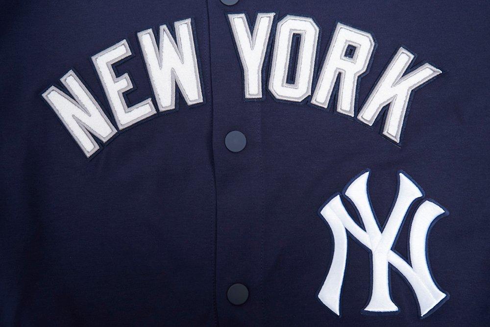 Pro Standard Men's MLB New York Yankees Classic Warm Up Jacket - Navy - NAVY Thumbnail View 5