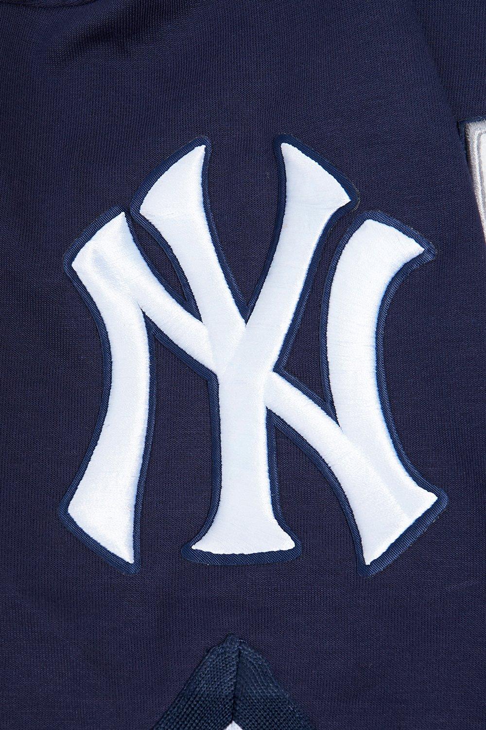 Pro Standard Men's MLB New York Yankees Classic Warm Up Jacket - Navy - NAVY Thumbnail View 7