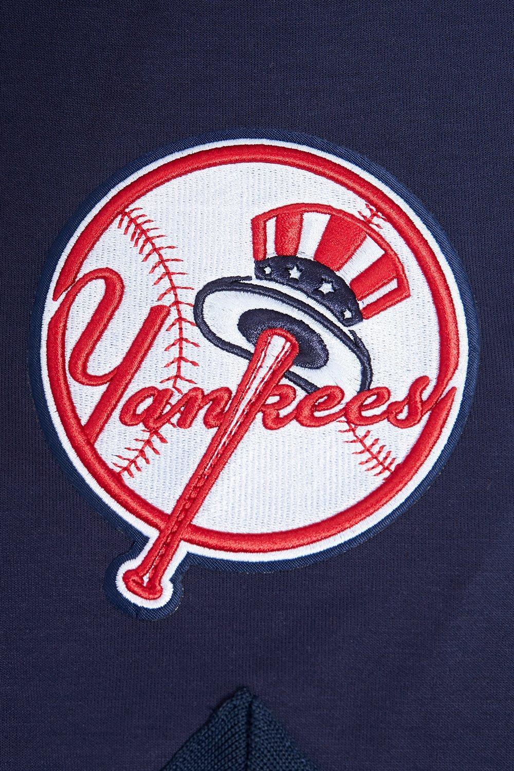 Pro Standard Men's MLB New York Yankees Classic Warm Up Jacket - Navy - NAVY Thumbnail View 8