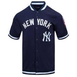 Pro Standard Men's MLB New York Yankees Classic Warm Up Jacket - Navy