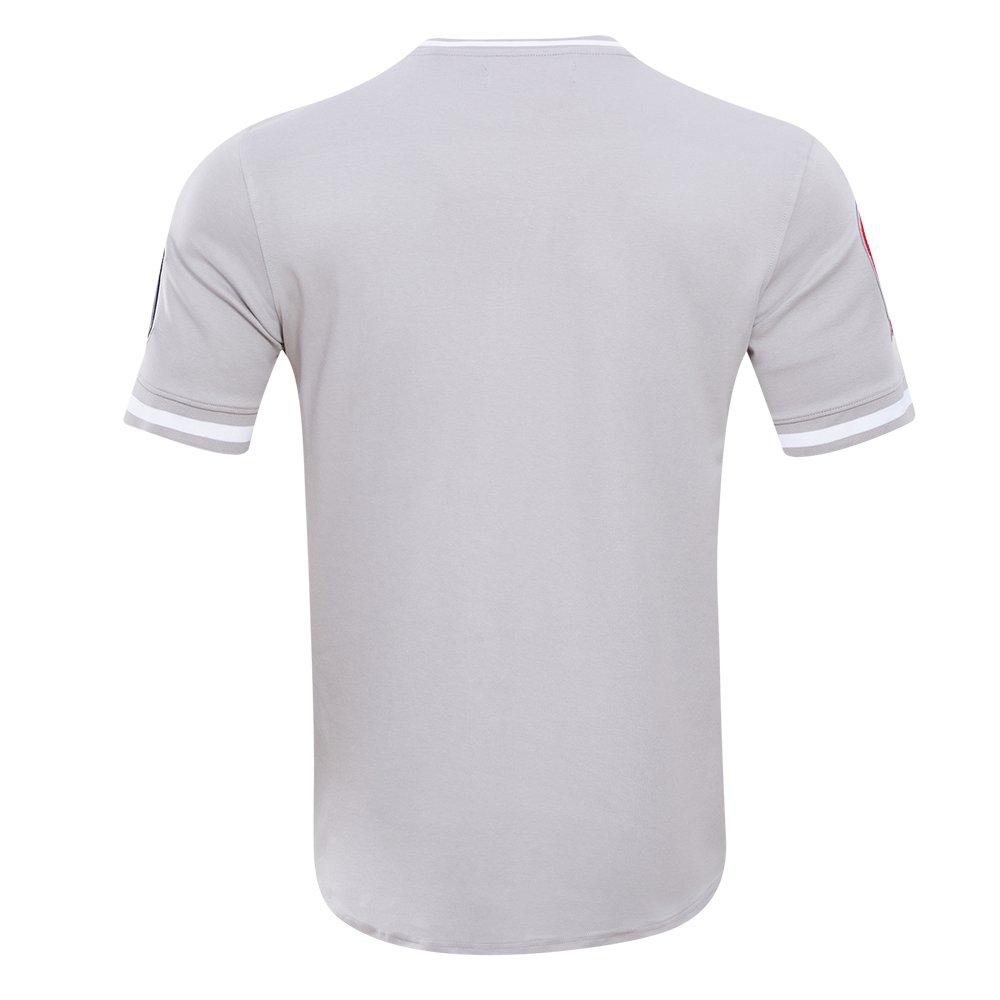 Pro Standard Men's MLB New York Yankees Classic Chenille Striped Sleeve Top - GREY Thumbnail View 2