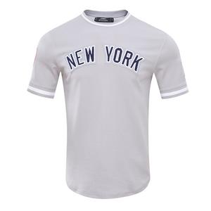 Pro Standard Men's MLB New York Yankees Classic Chenille Striped Sleeve Top
