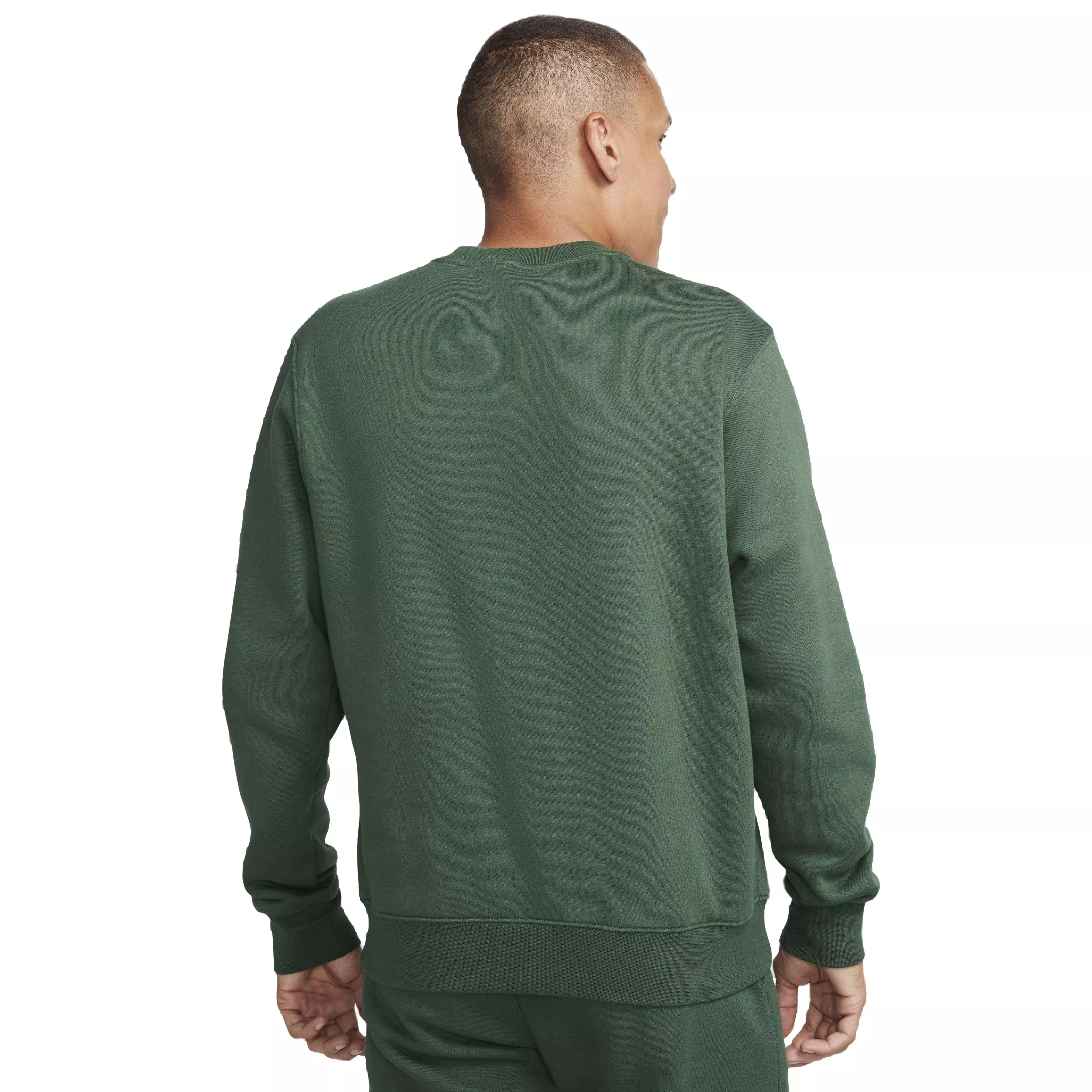Nike Men's Club Fleece Crew - GREEN