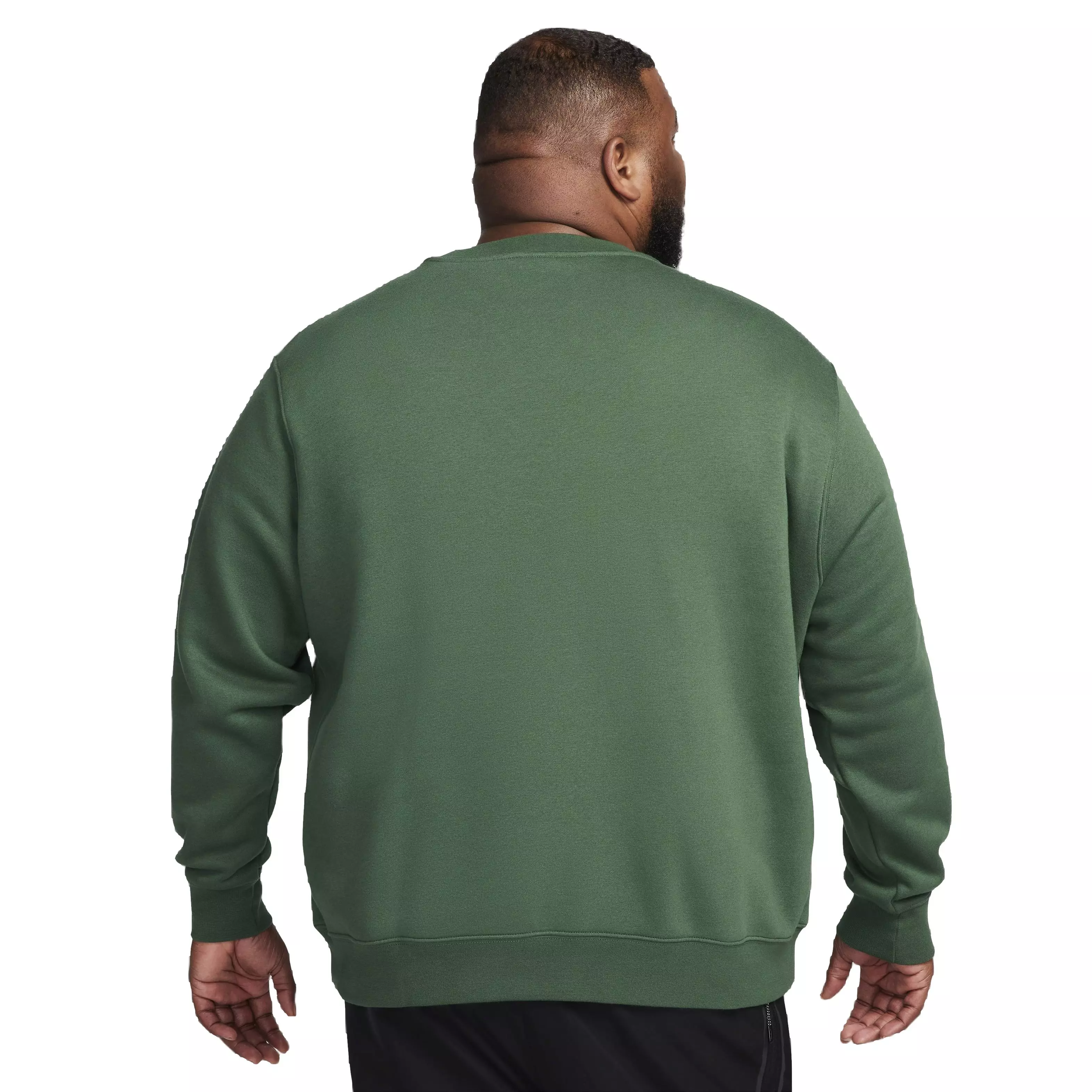Nike Men's Club Fleece Crew - GREEN