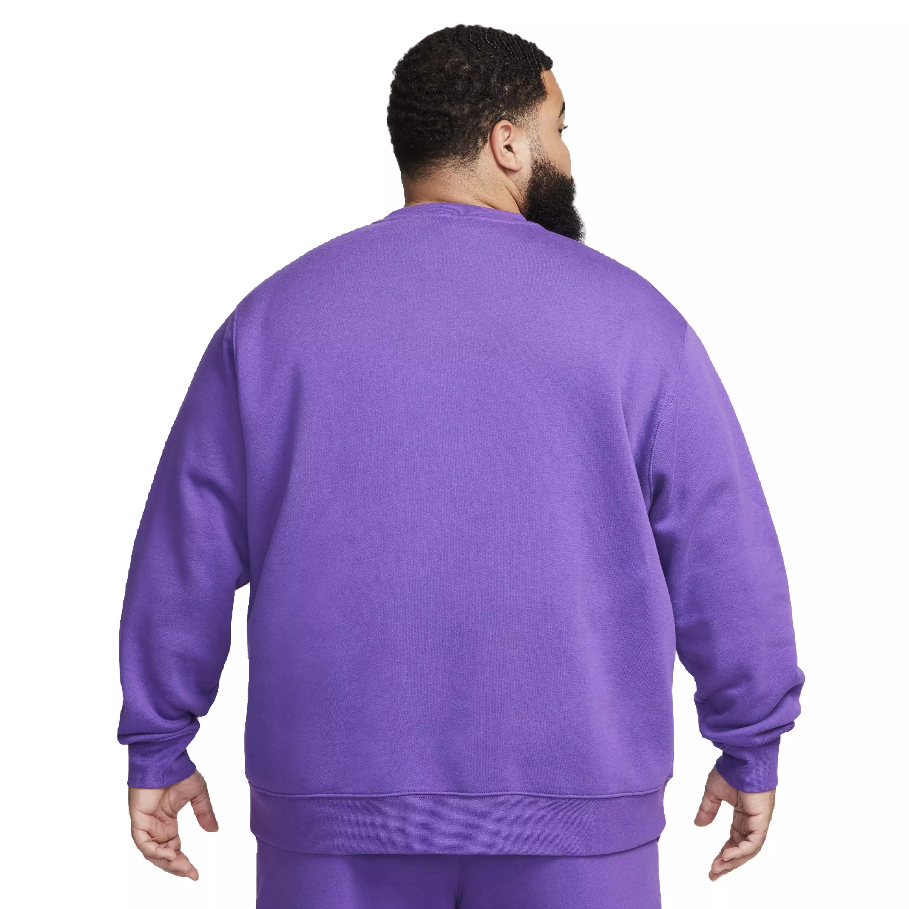 Nike Men's Club Fleece Crew - PURPLE