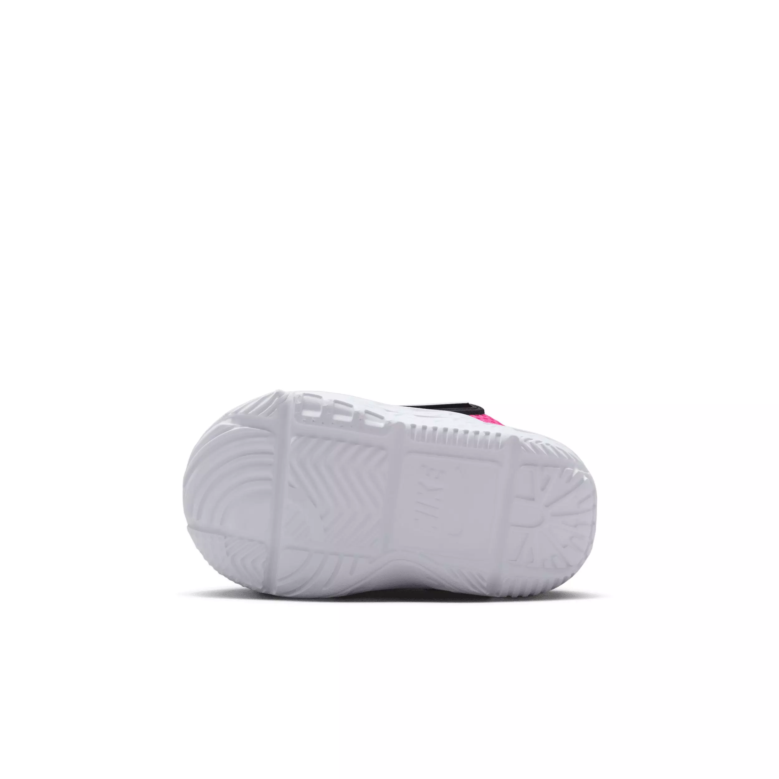 Nike Team Hustle D 12 "Laser Fuchsia/Black/White" Infant Girls' Basketball Shoe - FUCHSIA/BLACK/WHITE