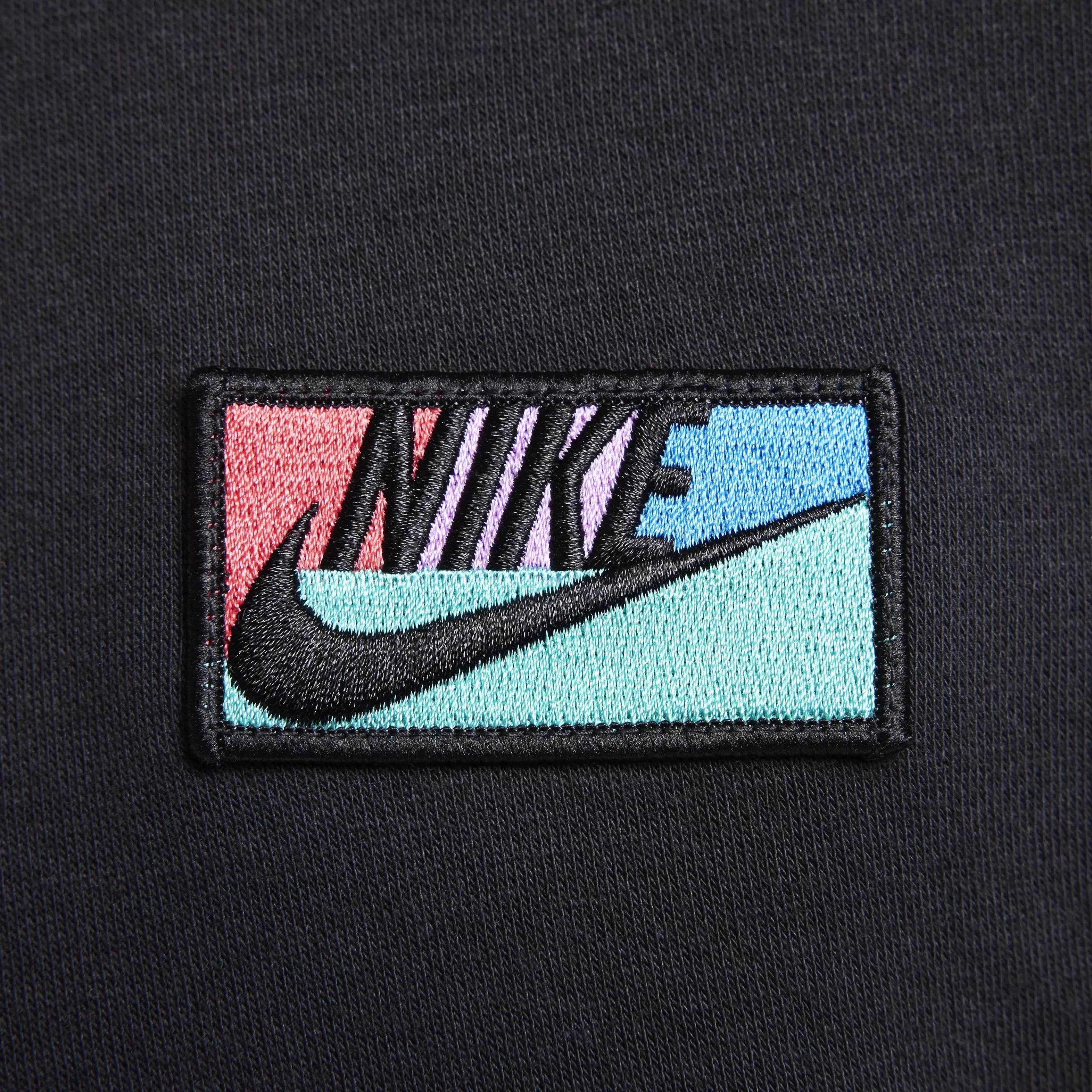 Nike Men's Club Fleece Patch Graphic BB Pullover Hoodie - BLACK