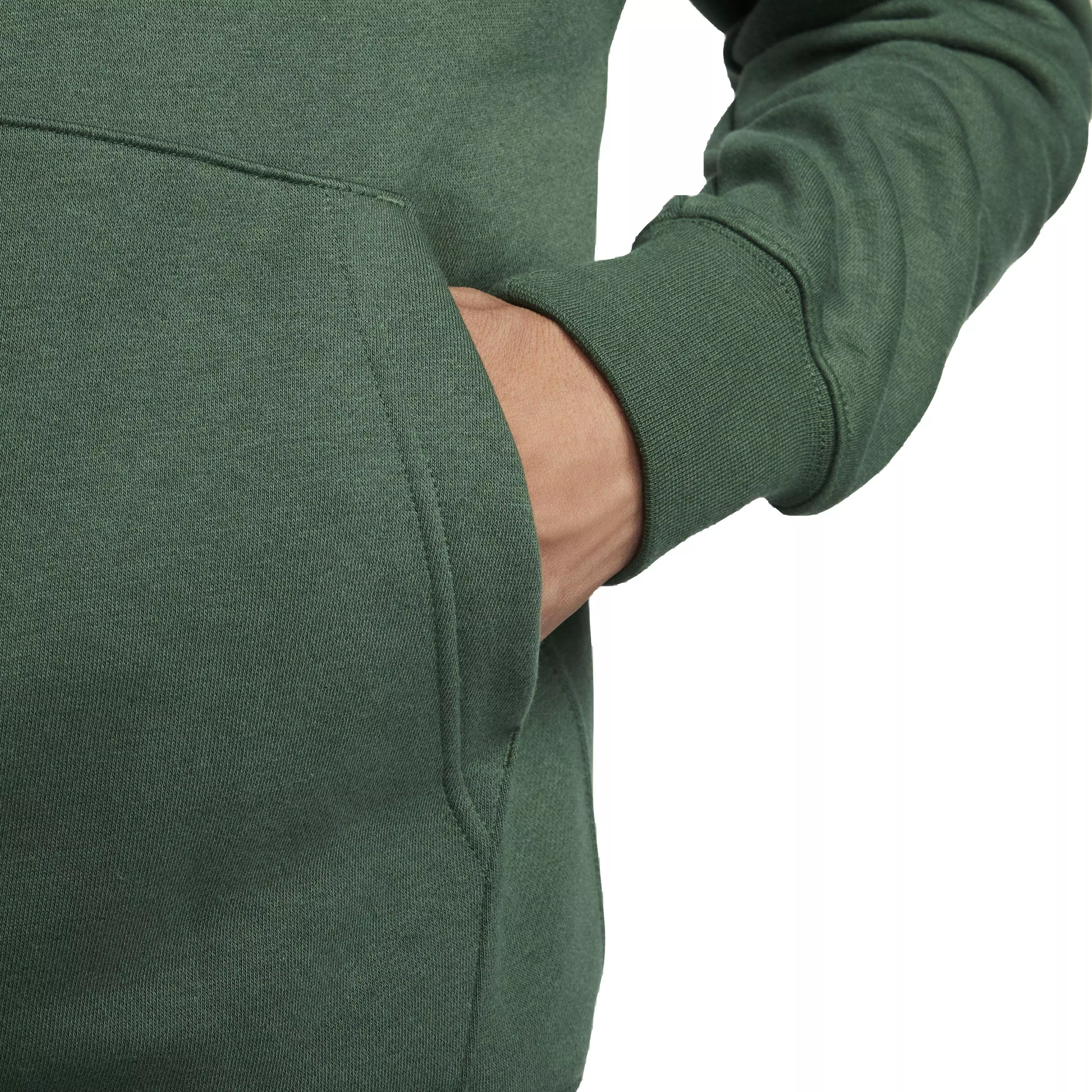 Nike Men's Club Fleece Patch Graphic BB Pullover Hoodie - GREEN