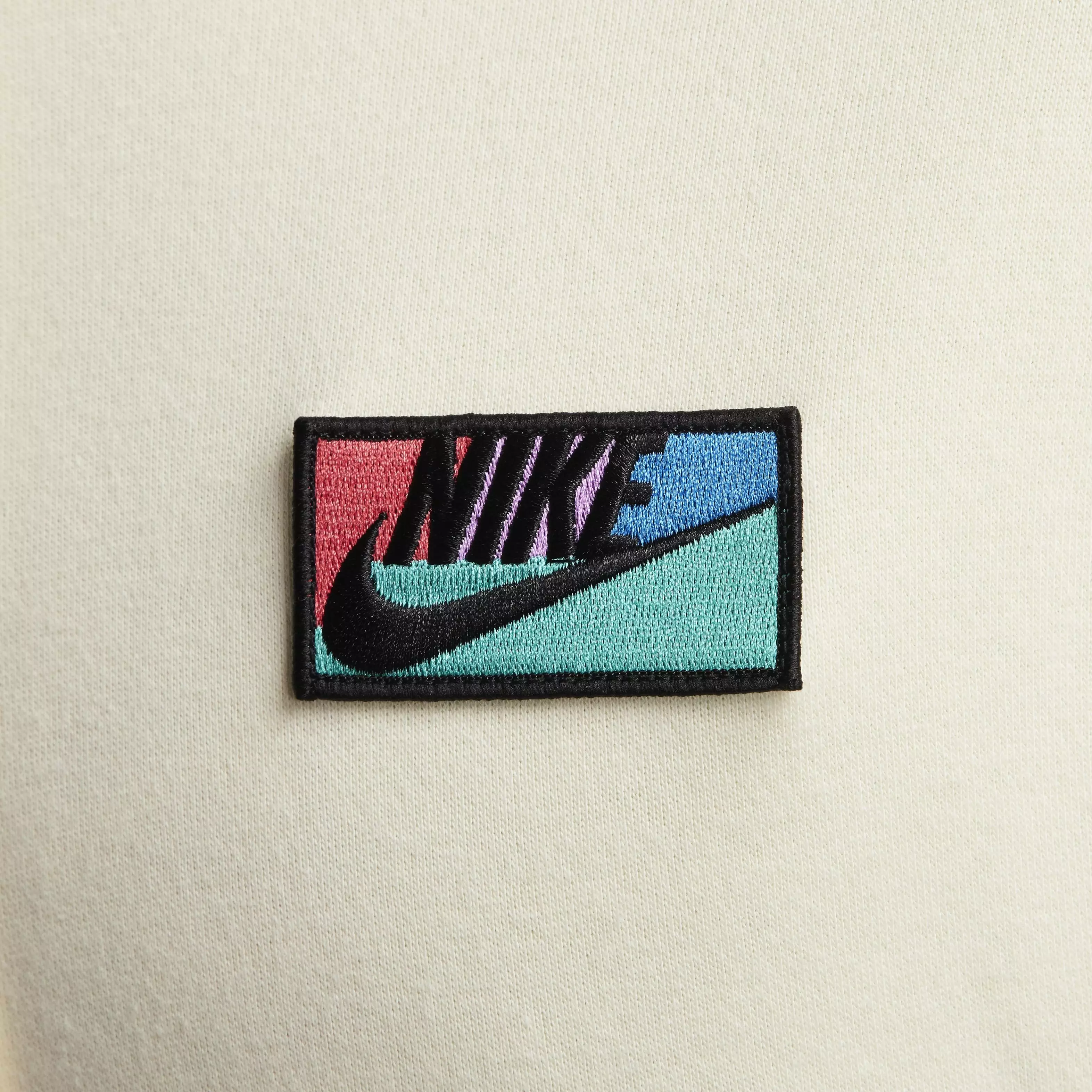 Nike Men's Club Fleece Patch Graphic BB Pullover Hoodie - COCONUT MILK