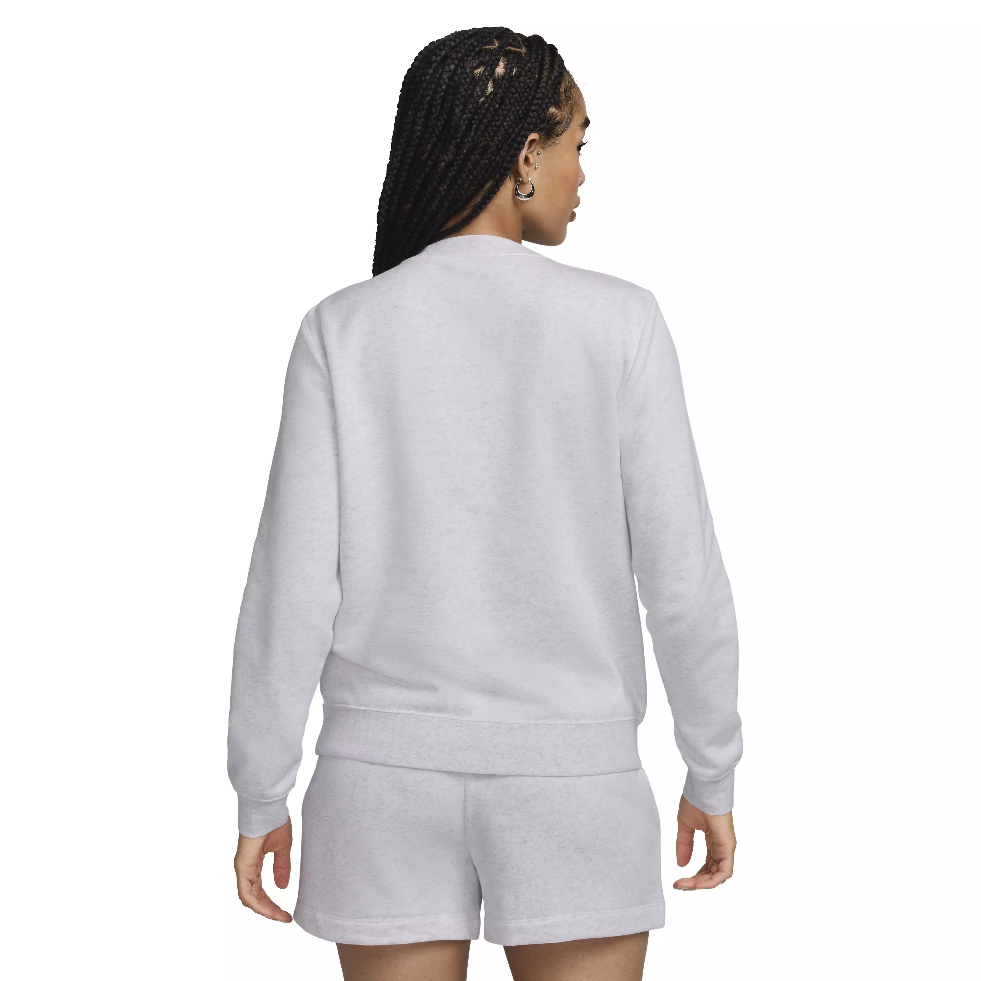 Nike Women's Sportswear Club Fleece Crewneck Sweatshirt - GREY