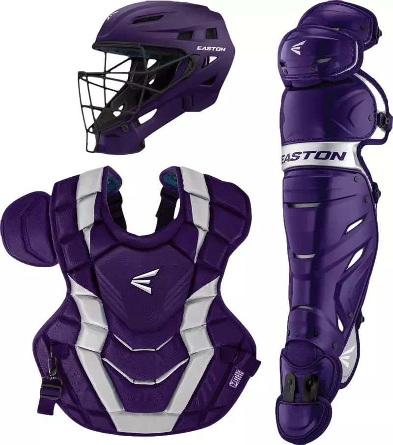 Easton Elite X Catcher's Set - Purple - PURPLE