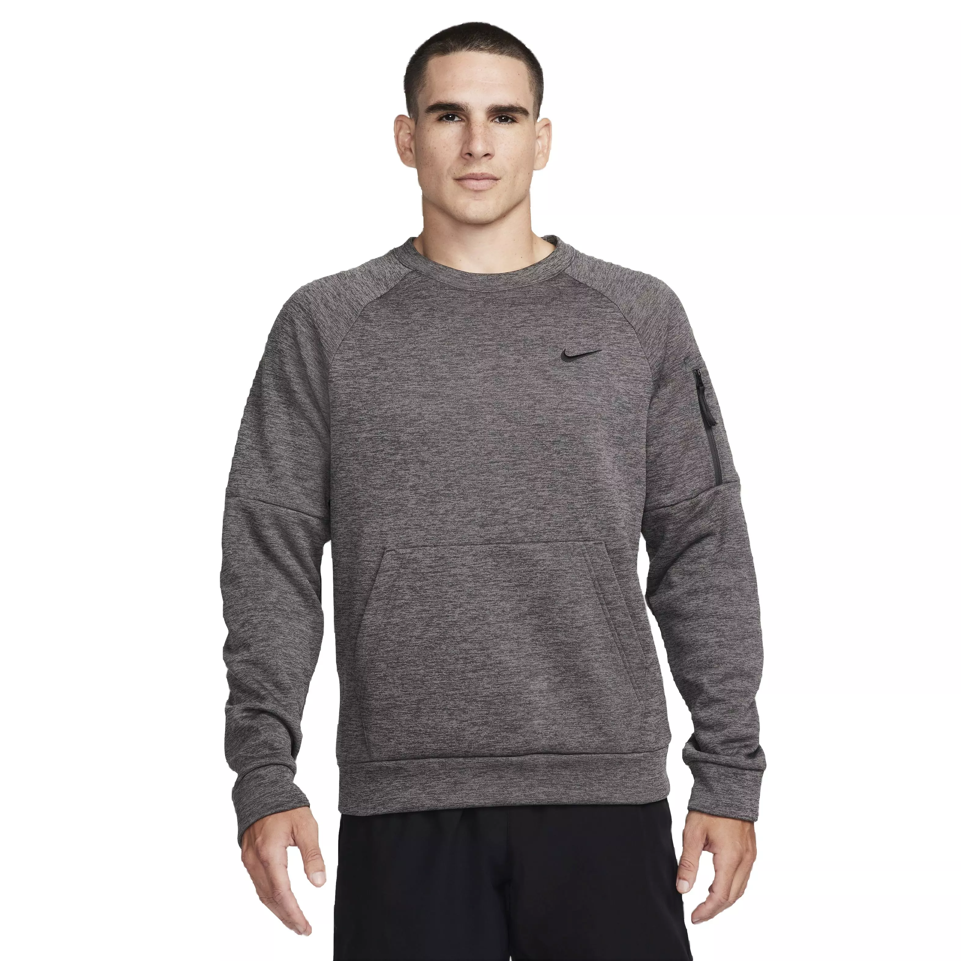 Nike Men's Therma-FIT Fitness Crew - GREY
