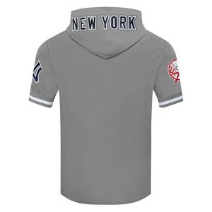 Pro Standard Men's MLB New York Yankees Classic Chenille Short Sleeve Pullover Hoodie