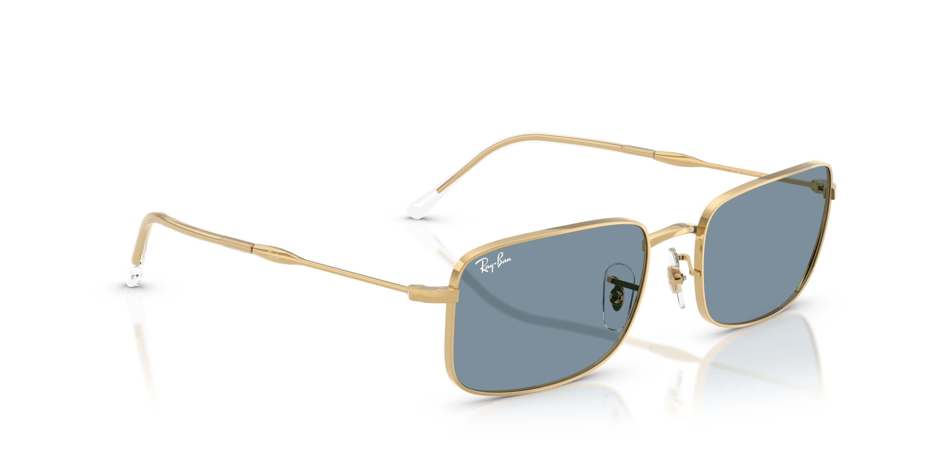 Ray-Ban RB3746 Grey Sunglasses &ndash; Polished Arista Gold - GOLD Thumbnail View 3