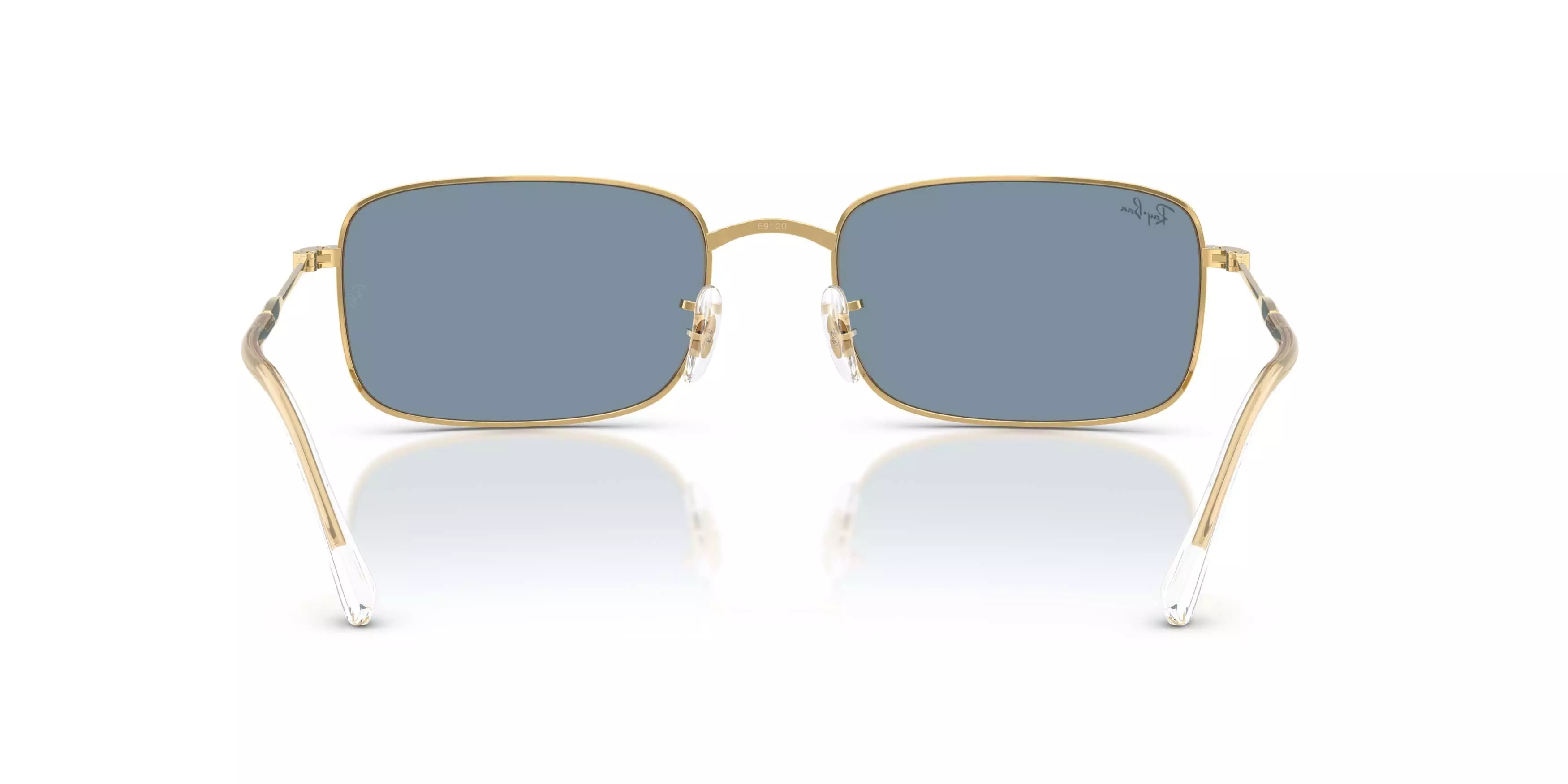 Ray-Ban RB3746 Grey Sunglasses &ndash; Polished Arista Gold - GOLD