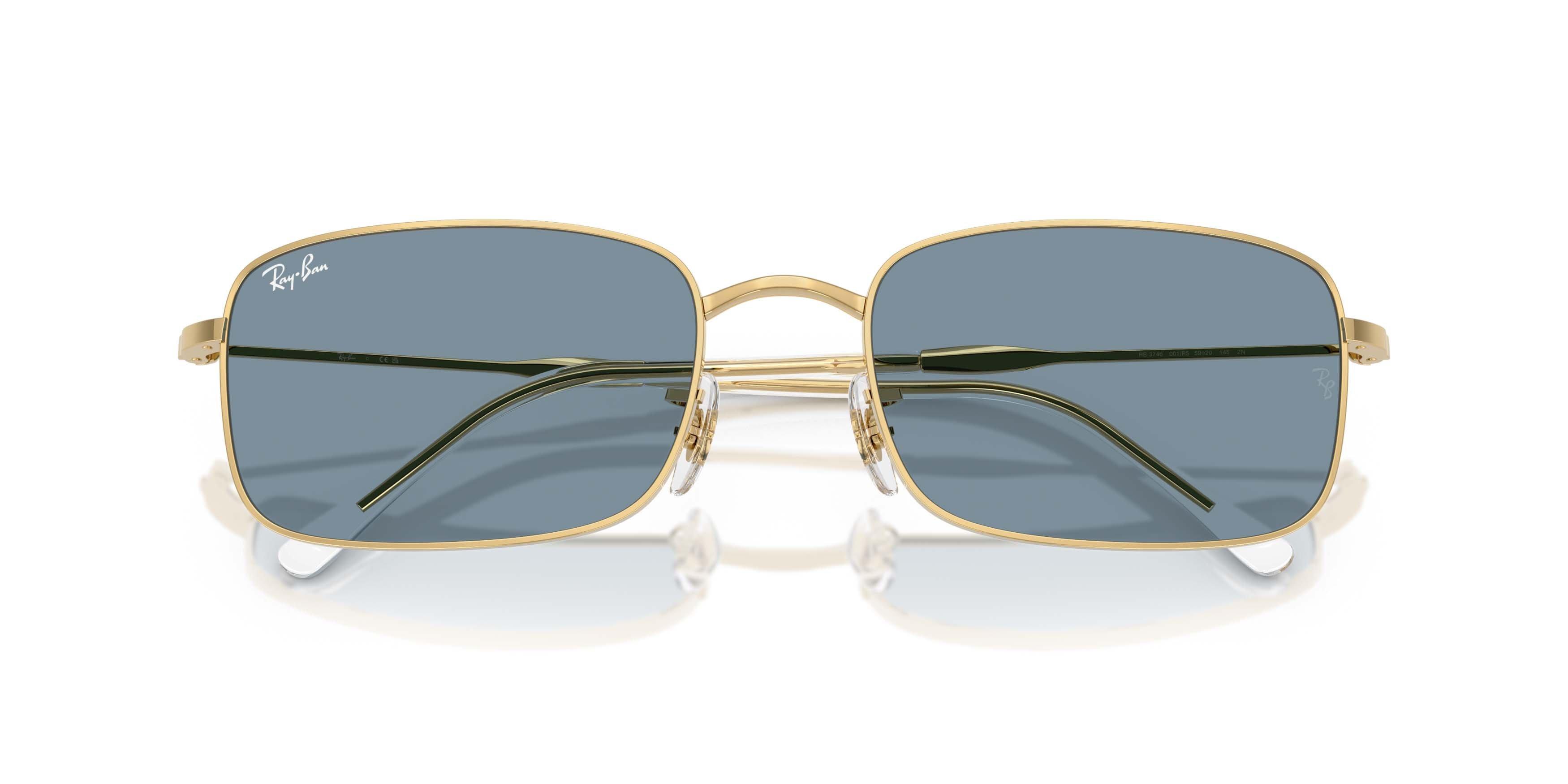 Ray-Ban RB3746 Grey Sunglasses &ndash; Polished Arista Gold - GOLD Thumbnail View 5