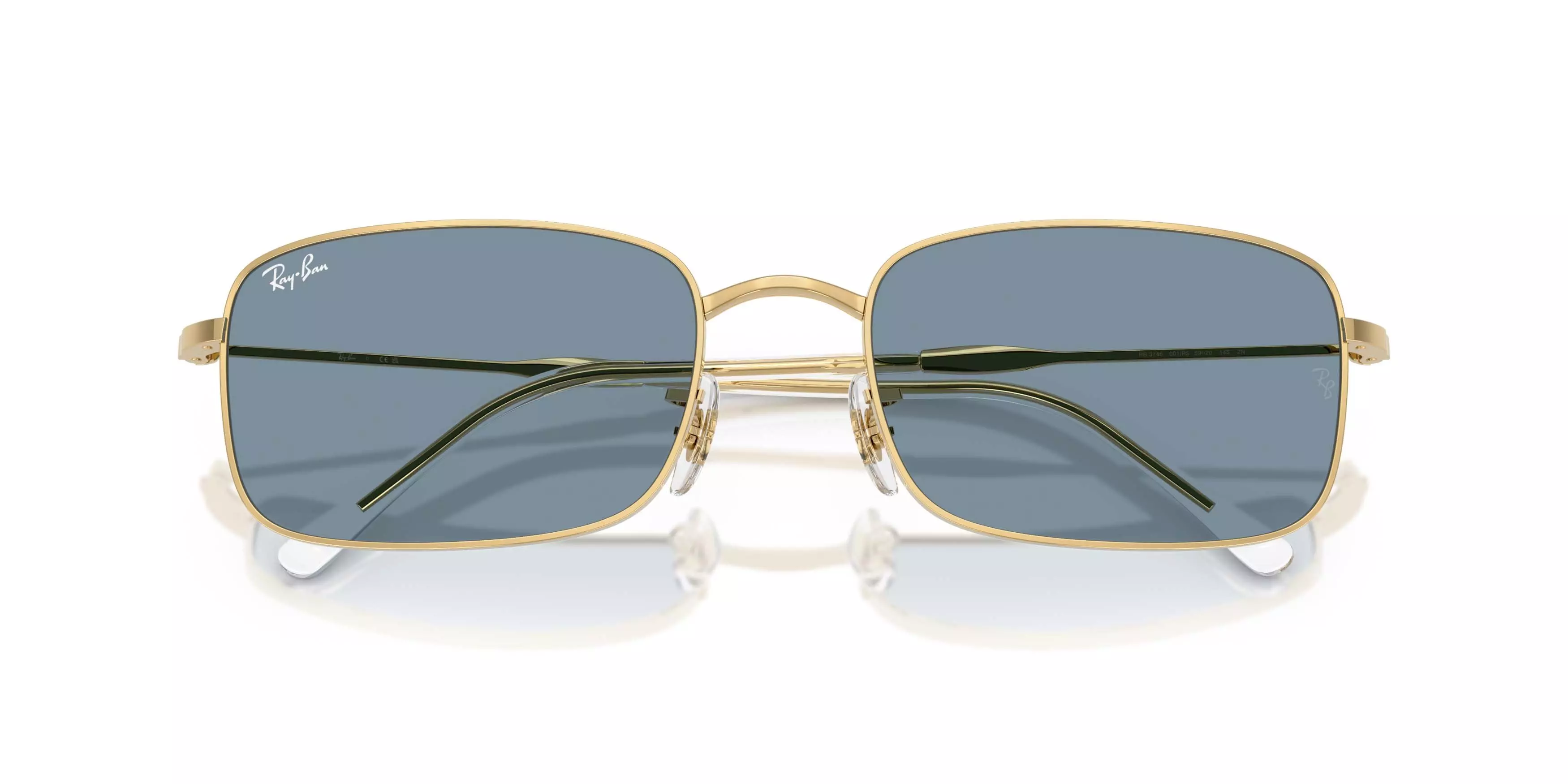 Ray-Ban RB3746 Grey Sunglasses &ndash; Polished Arista Gold - GOLD