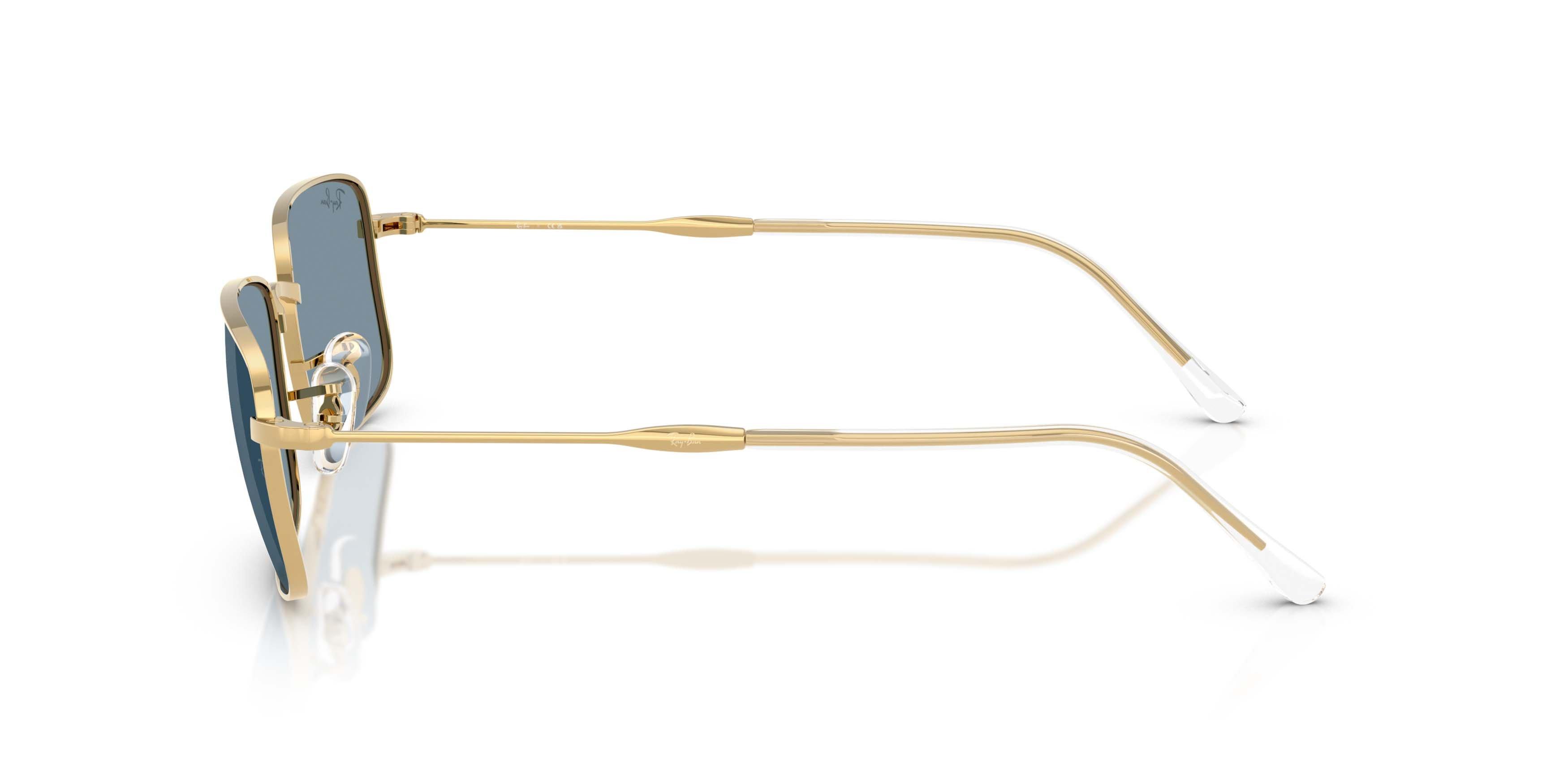 Ray-Ban RB3746 Grey Sunglasses &ndash; Polished Arista Gold - GOLD Thumbnail View 6