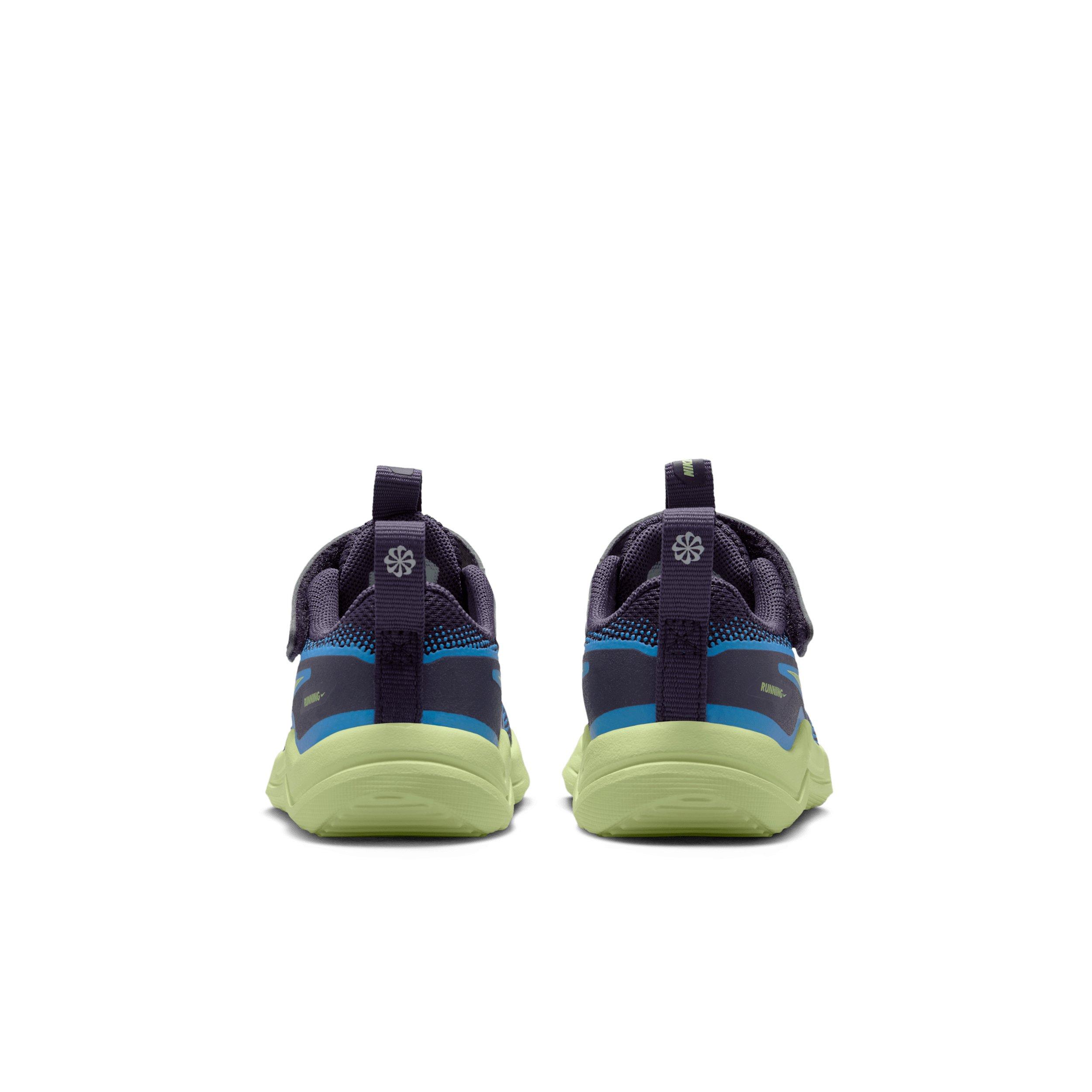 Nike Cosmic Runner "Dark Raisin/University Blue/White/Light Liquid Lime" Infant Girls' Running Shoe - DK RAISIN/BLUE/WHITE/LIME