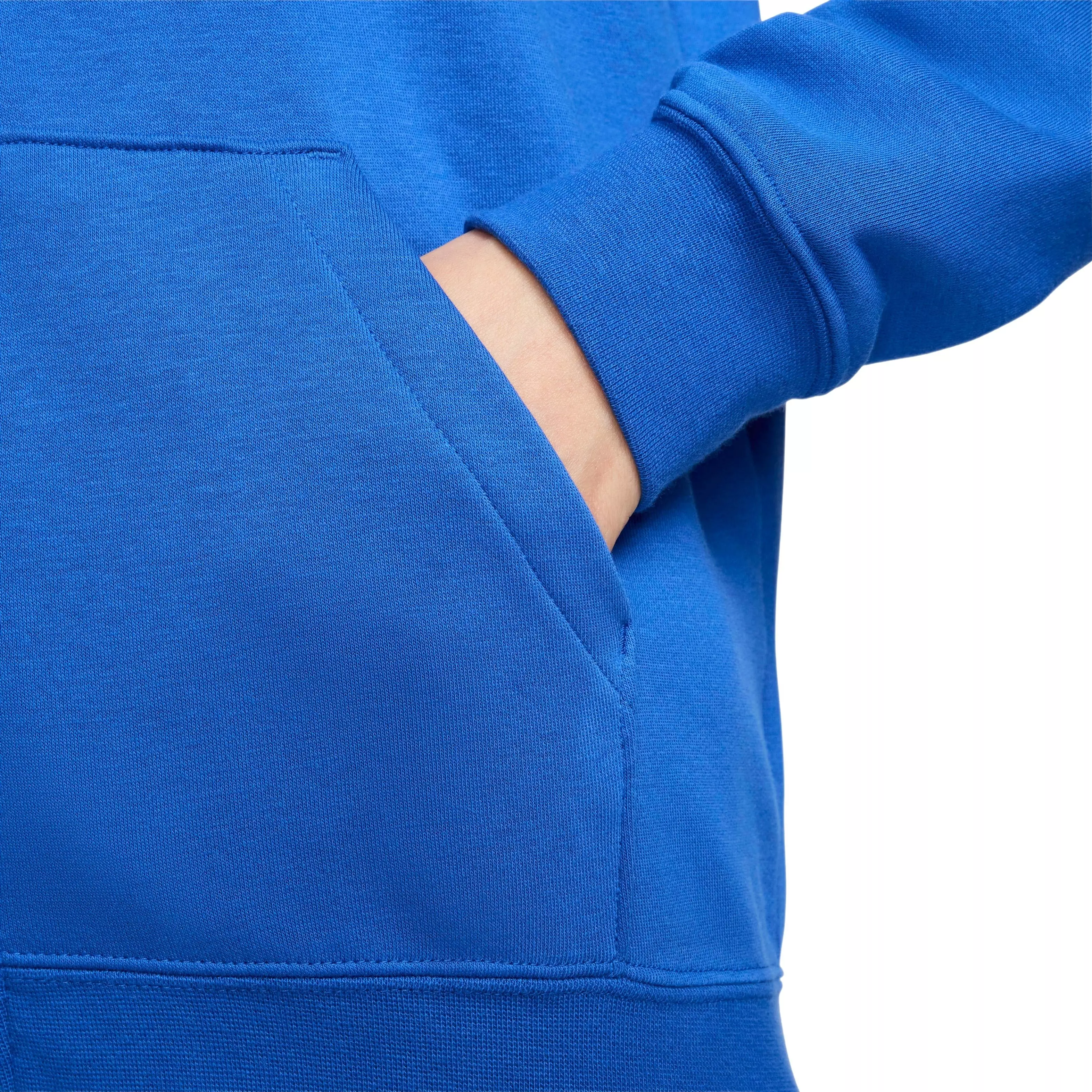 Nike Women's Sportswear Club Fleece Full-Zip Hooded Jacket - BLUE