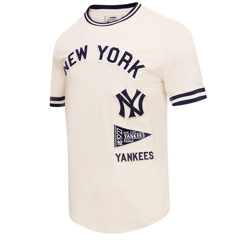 Pro Standard Men's MLB New York Yankees Retro Classic Top - Eggshell - EGGSHELL Thumbnail View 3