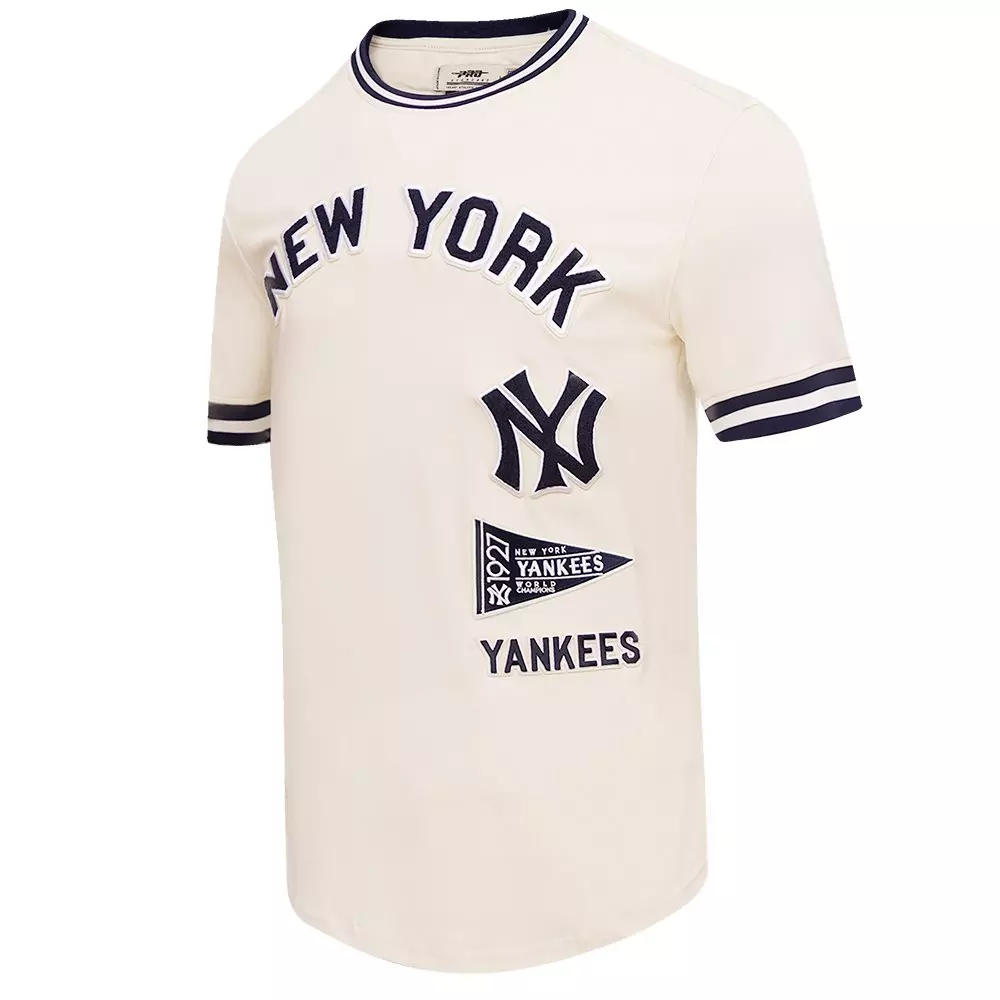 Pro Standard Men's MLB New York Yankees Retro Classic Top - Eggshell - EGGSHELL