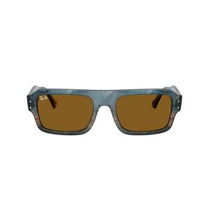 Ray-Ban Flacko Bio-Based Brown Sunglasses &ndash; Polished Havana Blue