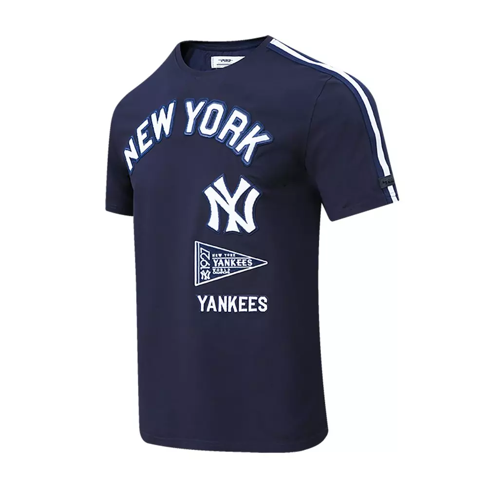 Pro Standard Men's MLB New York Yankees Retro Classic Striped Top - NAVY