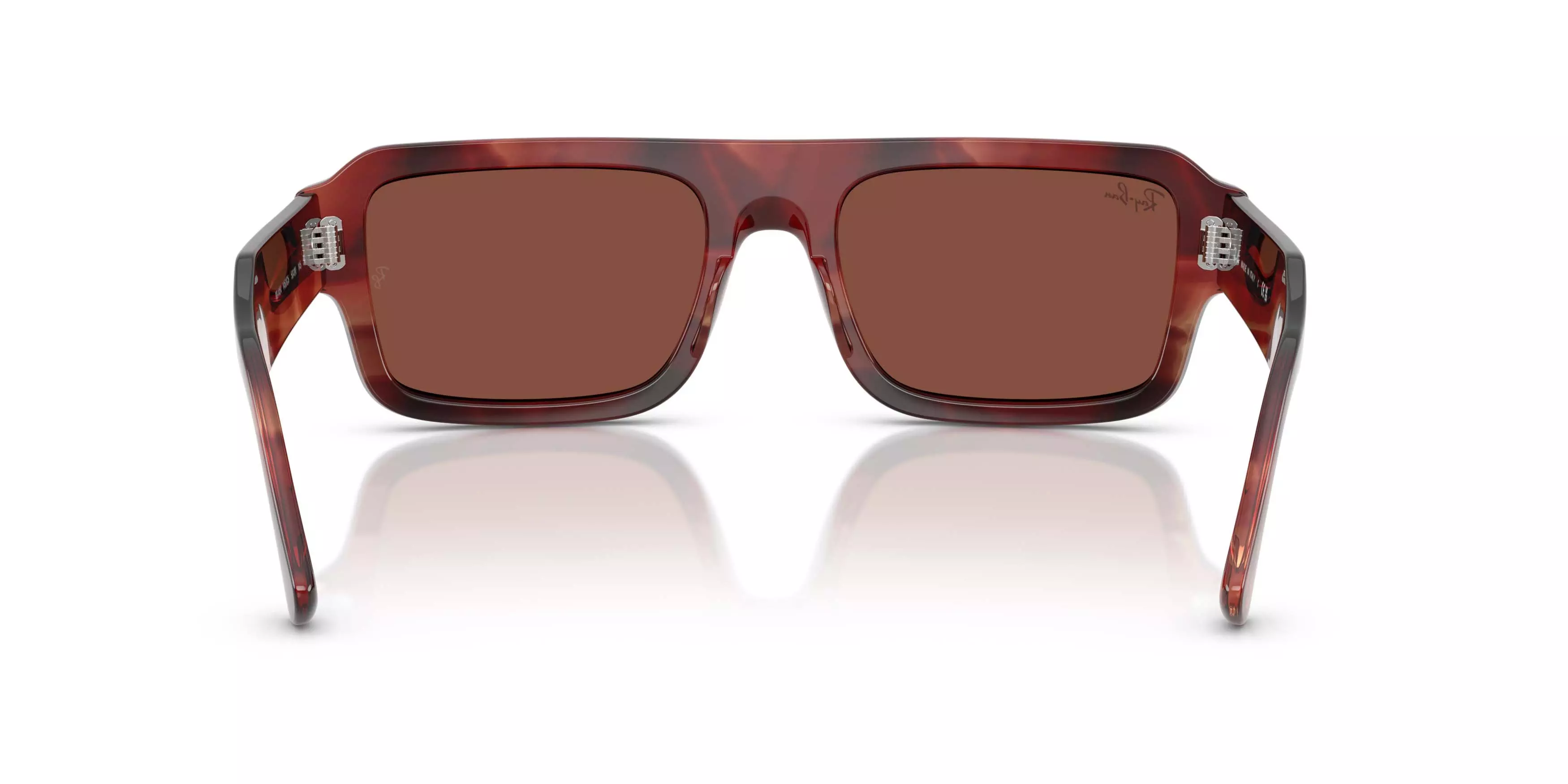 Ray-Ban Flacko Bio-Based Red Sunglasses &ndash; Polished Havana Red - RED