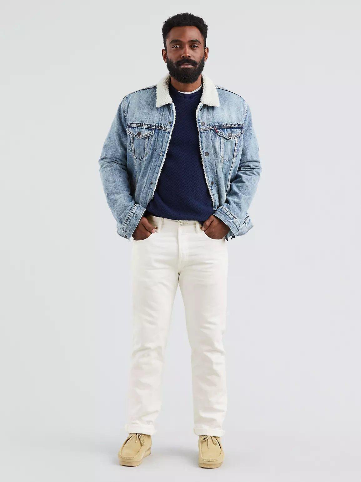 White 501 cheap jeans mens