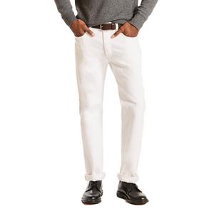Levi's Men's 501 Original Straight Fit White Jeans