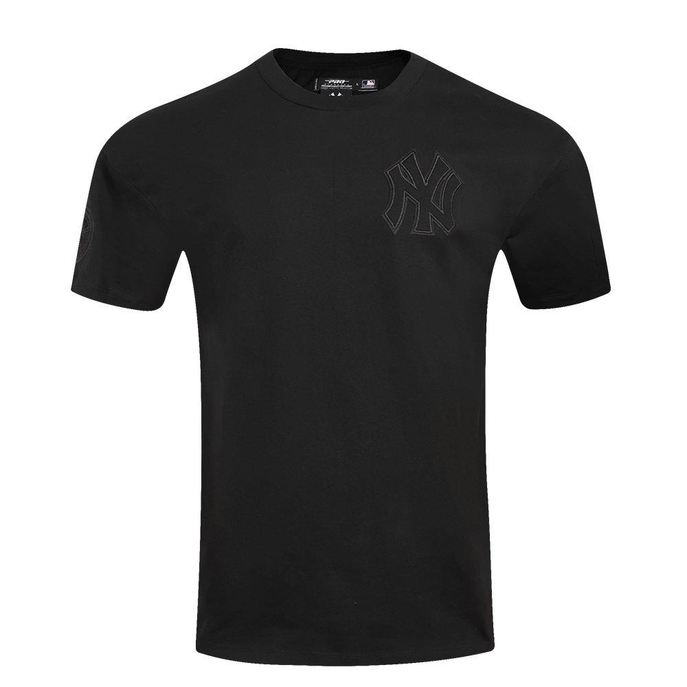 Pro Standard Men's MLB New York Yankees Neutral Drop Shoulder Top - BLACK Thumbnail View 1