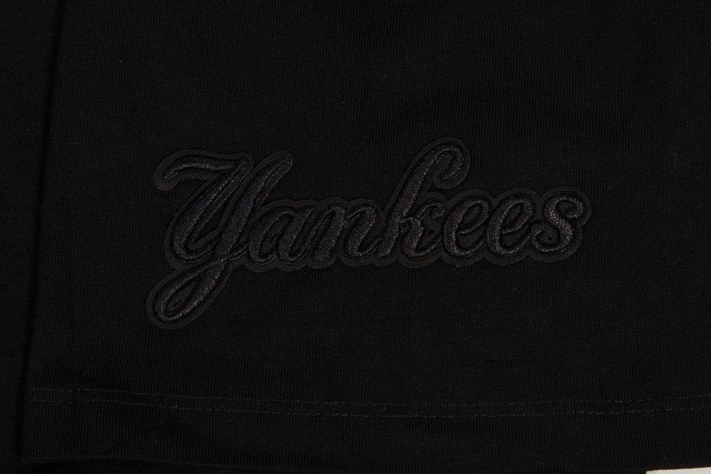Pro Standard Men's MLB New York Yankees Neutral Drop Shoulder Top - BLACK Thumbnail View 5