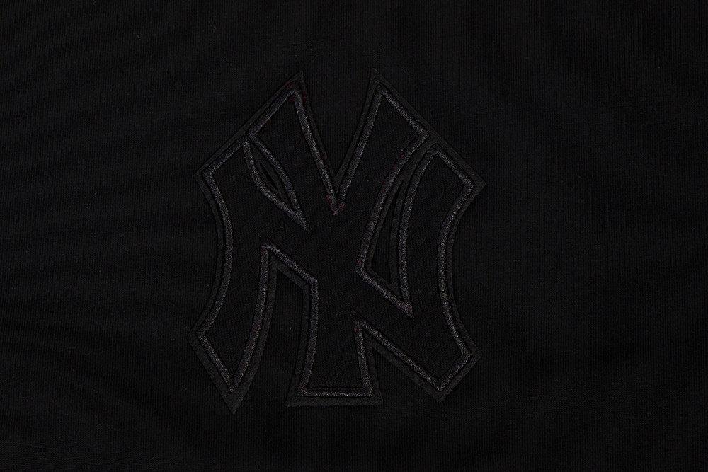 Pro Standard Men's MLB New York Yankees Neutral Drop Shoulder Top - BLACK Thumbnail View 6