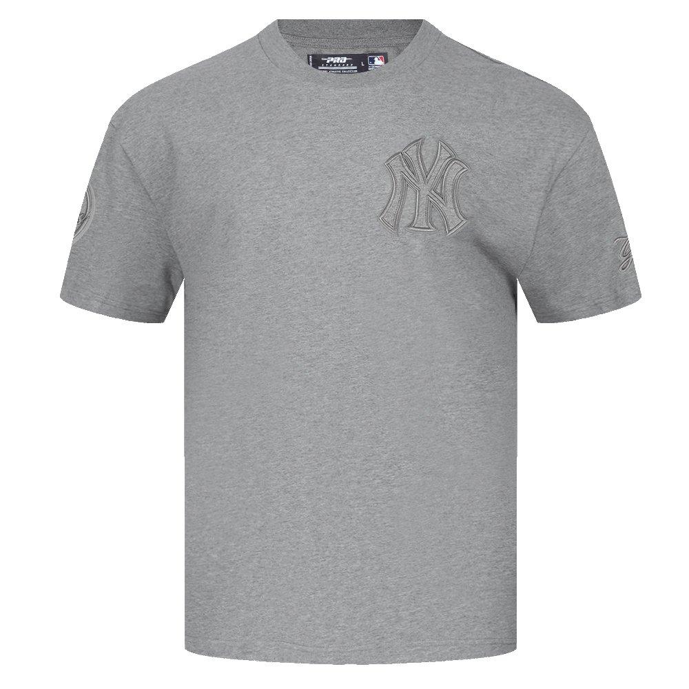 Pro Standard Men's MLB New York Yankees Neutral Drop Shoulder Top - DK GREY Thumbnail View 1