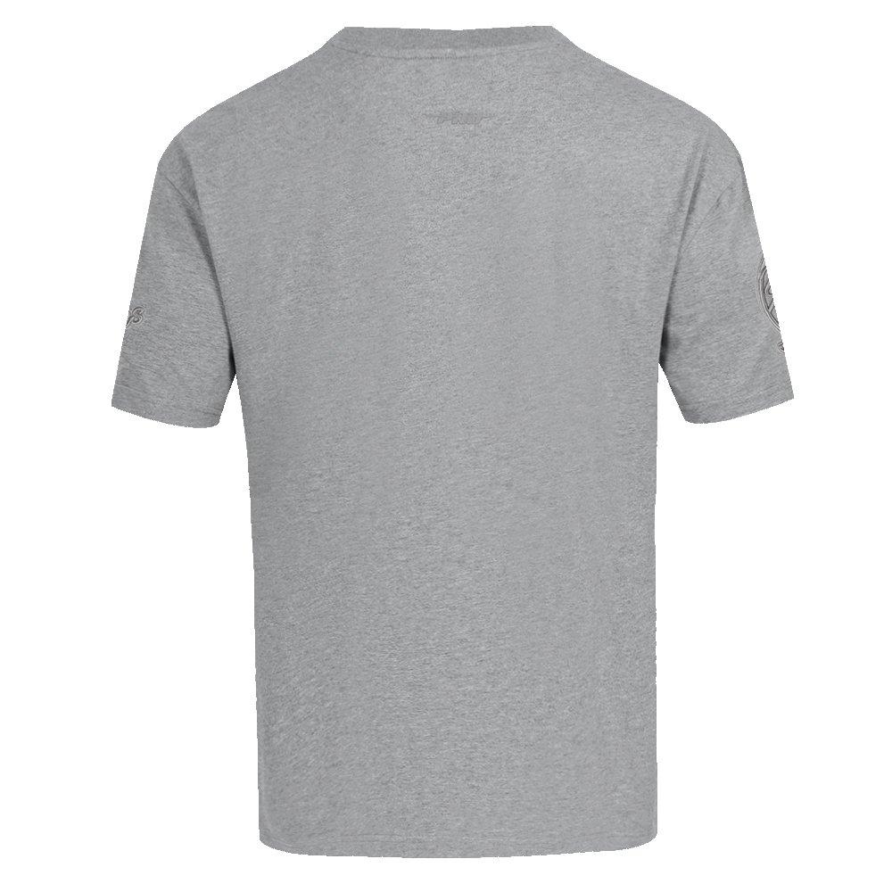 Pro Standard Men's MLB New York Yankees Neutral Drop Shoulder Top - DK GREY Thumbnail View 2