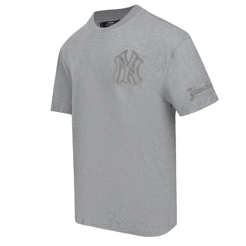 Pro Standard Men's MLB New York Yankees Neutral Drop Shoulder Top - DK GREY Thumbnail View 3