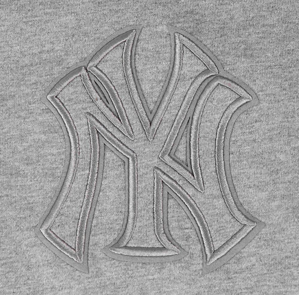 Pro Standard Men's MLB New York Yankees Neutral Drop Shoulder Top - DK GREY Thumbnail View 7