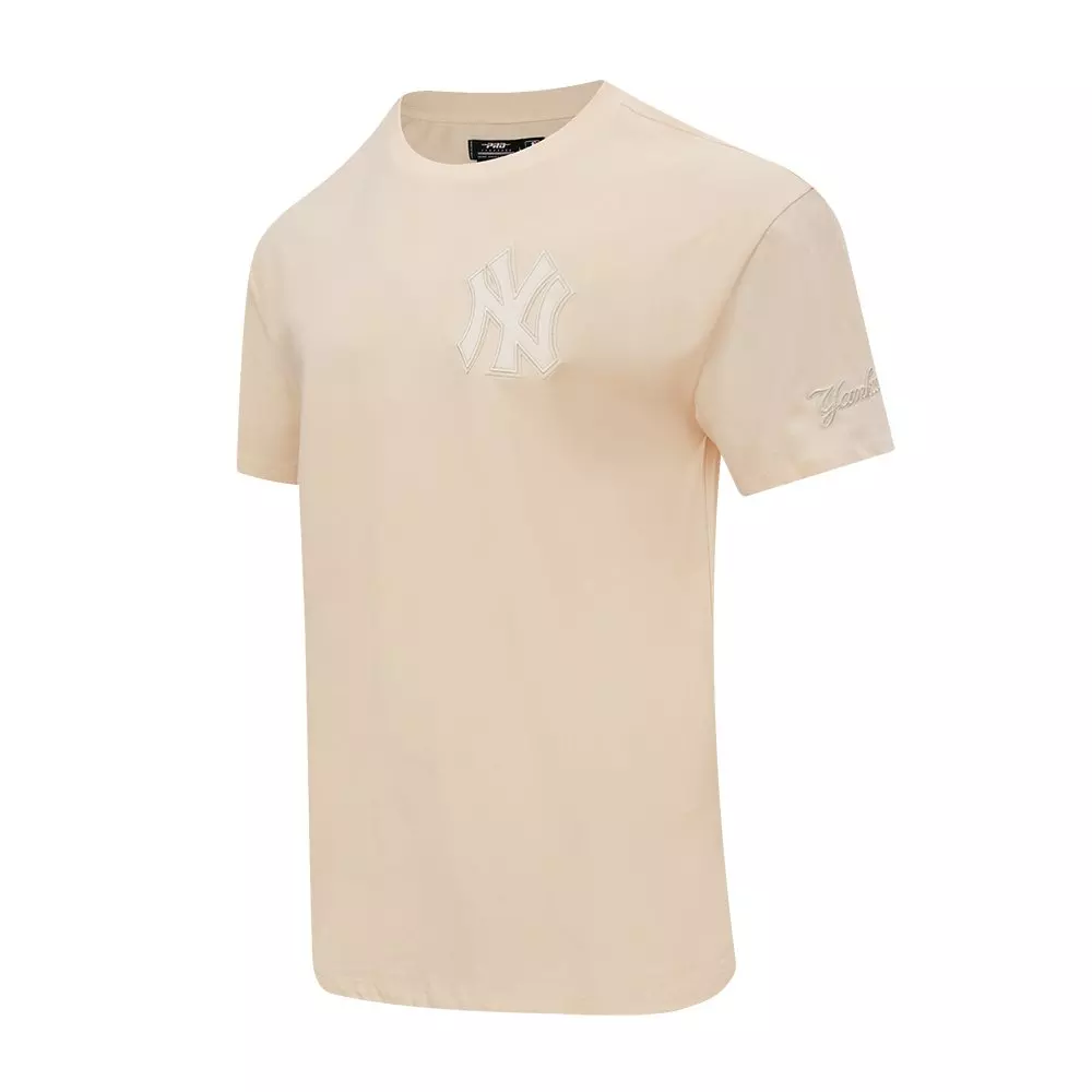 Pro Standard Men's MLB New York Yankees Neutral Drop Shoulder Top - CREAM