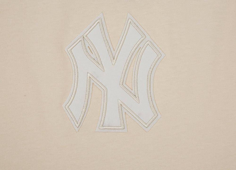 Pro Standard Men's MLB New York Yankees Neutral Drop Shoulder Top - CREAM Thumbnail View 5