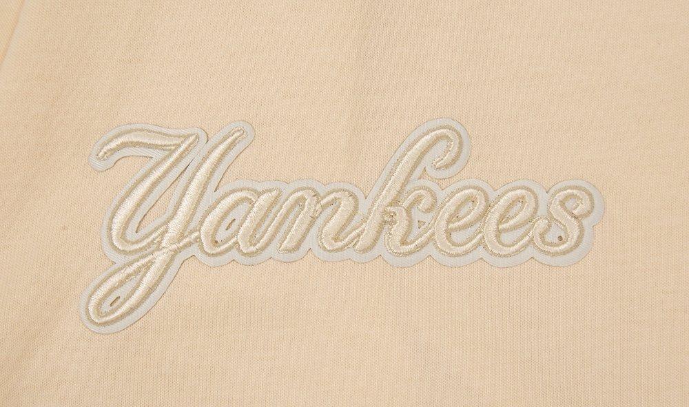 Pro Standard Men's MLB New York Yankees Neutral Drop Shoulder Top - CREAM Thumbnail View 7