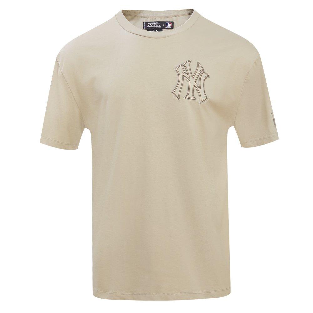 Pro Standard Men's MLB New York Yankees Neutral Drop Shoulder Top - BROWN Thumbnail View 1