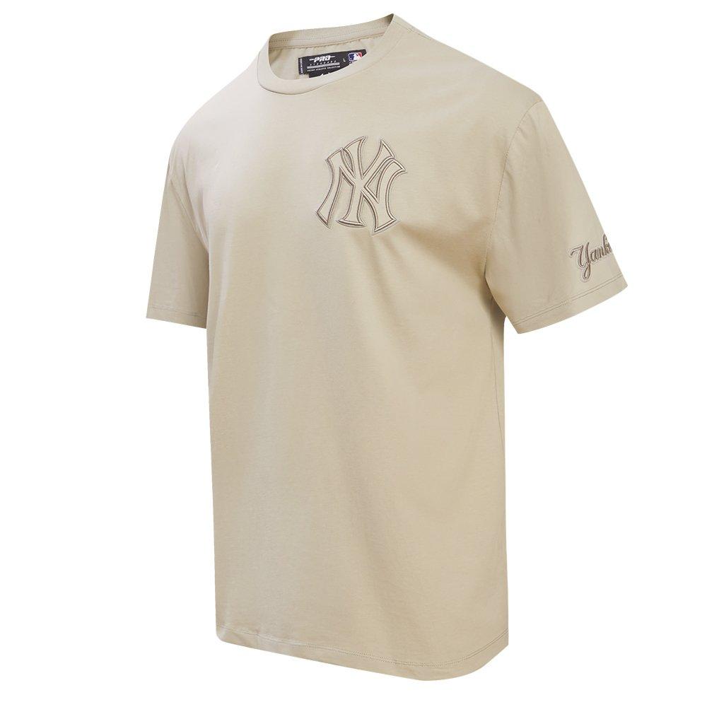 Pro Standard Men's MLB New York Yankees Neutral Drop Shoulder Top - BROWN Thumbnail View 3