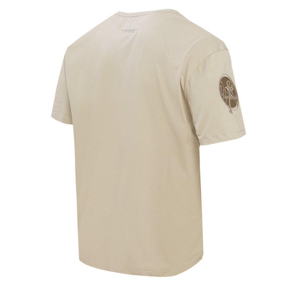 Pro Standard Men's MLB New York Yankees Neutral Drop Shoulder Top - BROWN Thumbnail View 4