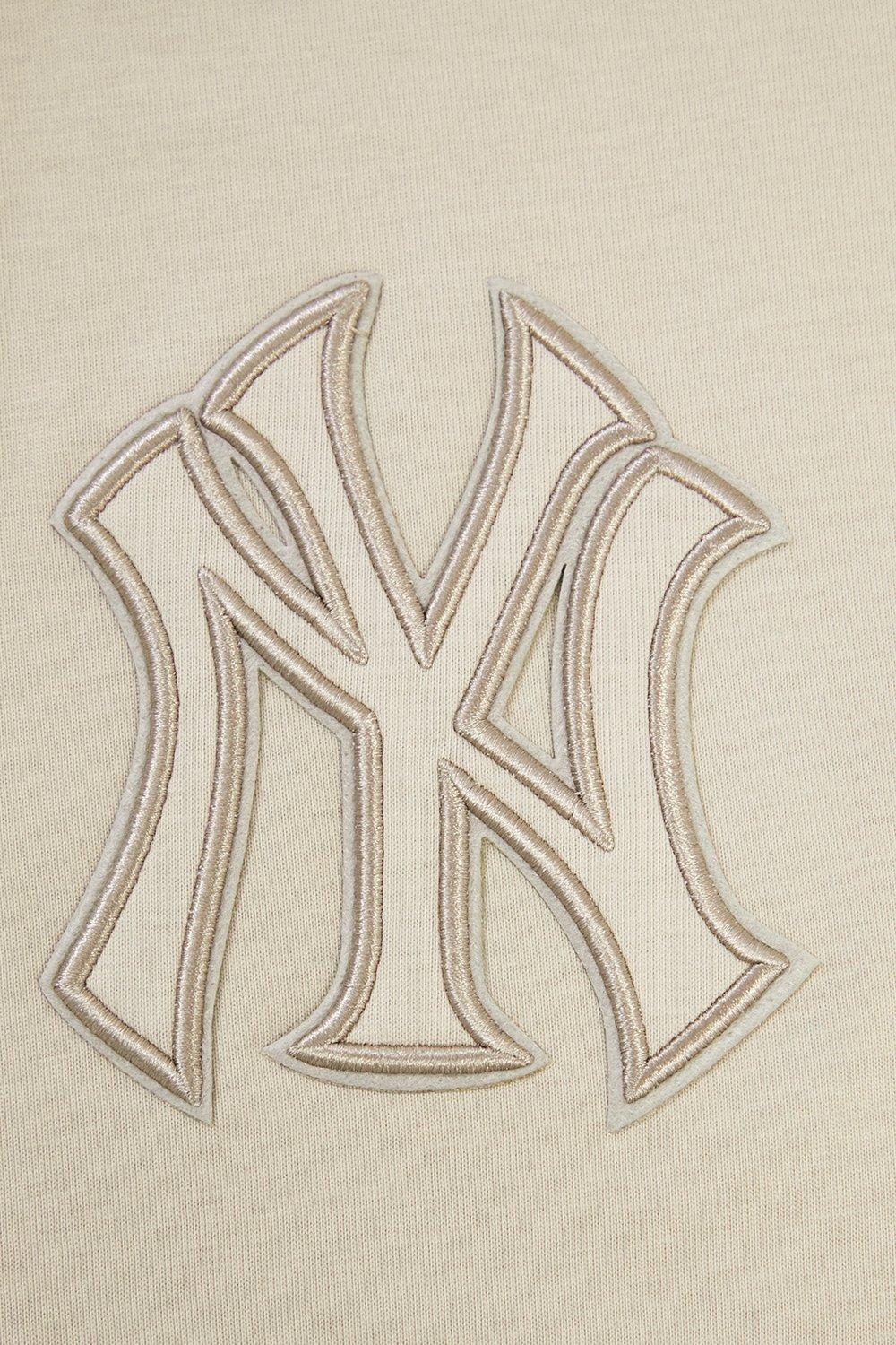 Pro Standard Men's MLB New York Yankees Neutral Drop Shoulder Top - BROWN Thumbnail View 6