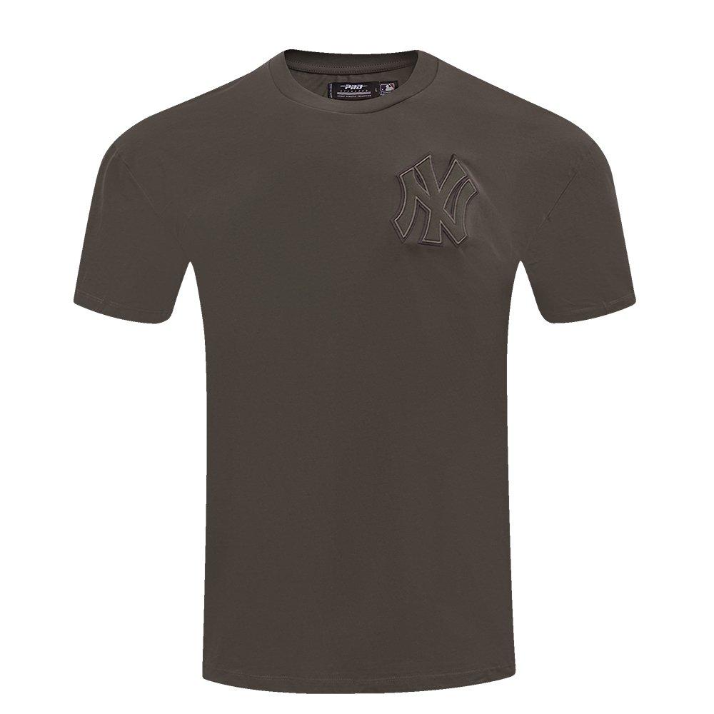 Pro Standard Men's MLB New York Yankees Neutral Drop Shoulder Top - DK BROWN Thumbnail View 1