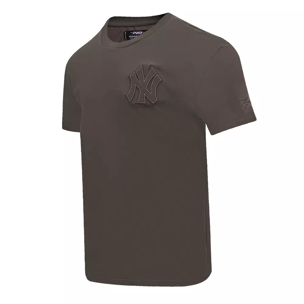 Pro Standard Men's MLB New York Yankees Neutral Drop Shoulder Top - DK BROWN
